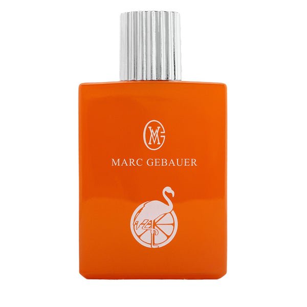 Marc Gebauer Orange Flamingo perfume bottle