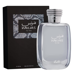 Rasasi Hawas for Him perfume bottle